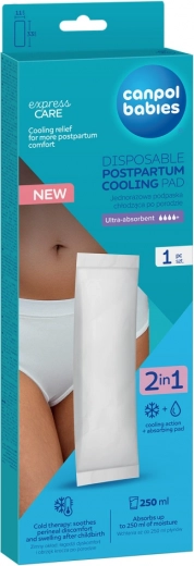 Compresa postparto refrigerante desechable CANPOL babies 1 ud.