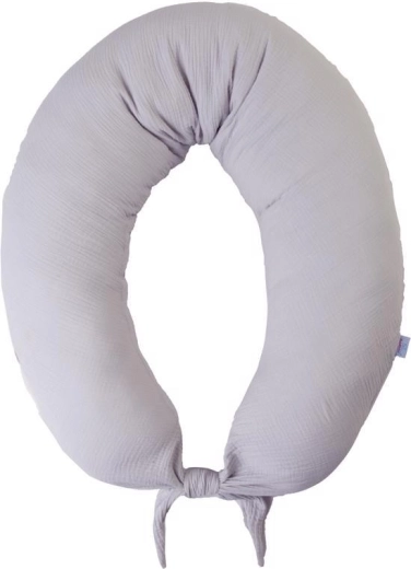 Babymatex Cojín de lactancia de muselina Moon gris claro 260 cm