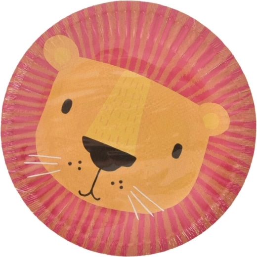 Platos de papel Jungle 18 cm (10 uds.)
