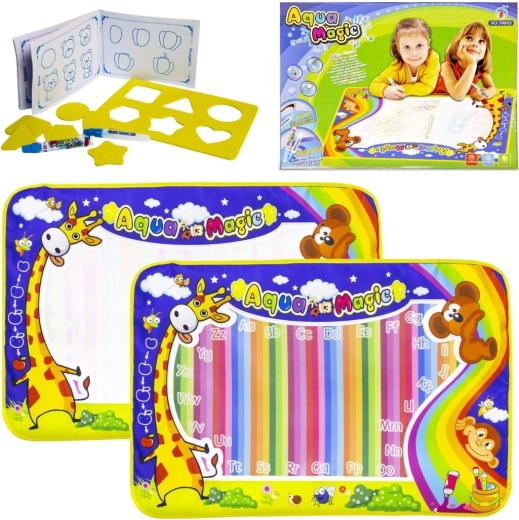 Alfombrilla educativa de dibujo y pintura con agua