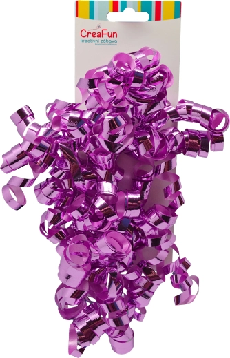 Lazo metálico de regalo rosa claro, 2 uds. (6 mm)
