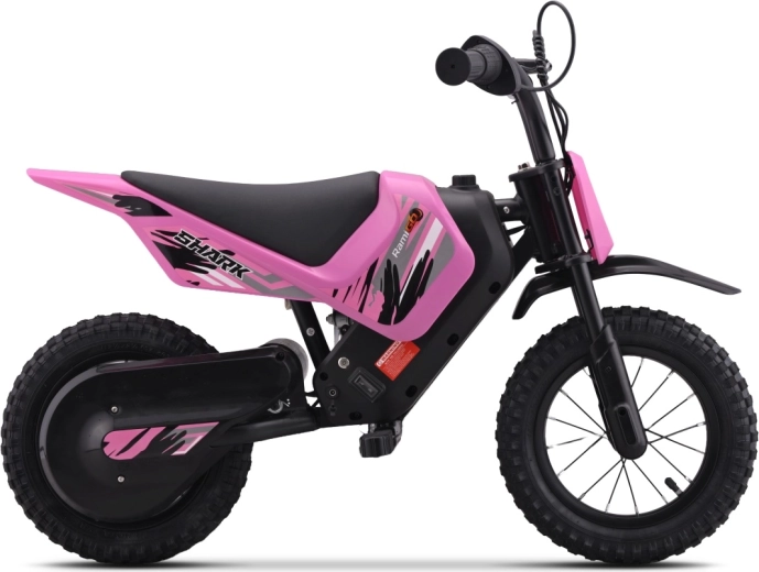 Motocicleta eléctrica infantil SHARK rosa