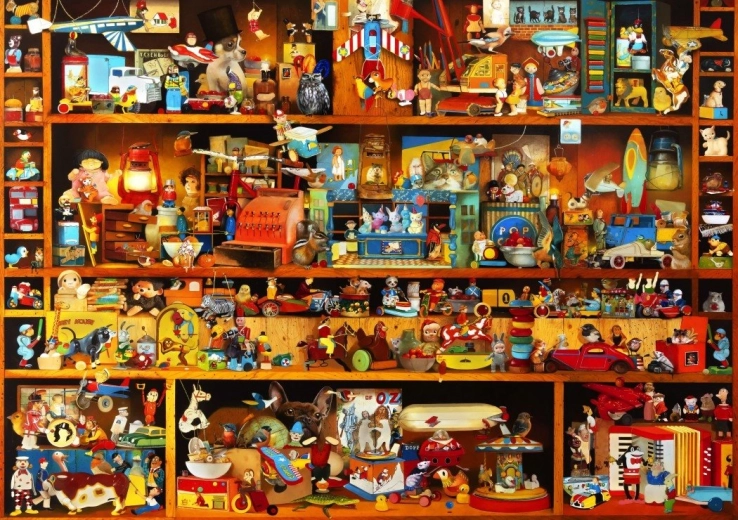 Puzzle Historias de juguetes 1000 piezas