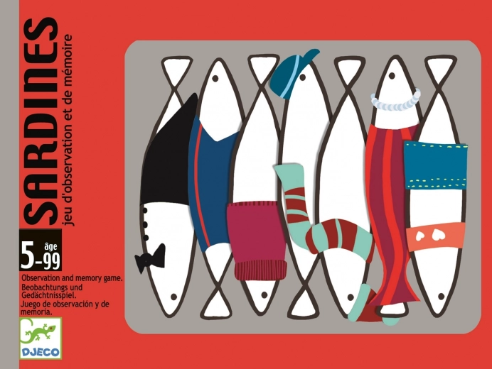 Juego de cartas Sardinas DJECO