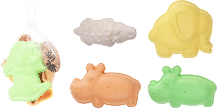 Moldes para arena Animales salvajes – set de 4 uds