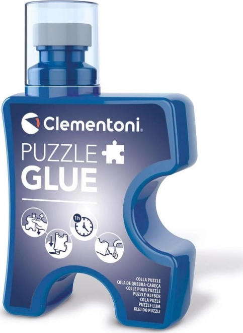 Pegamento para puzles CLEMENTONI 200 ml con aplicador de esponja/cepillo