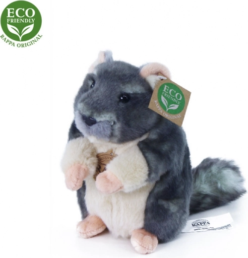 Chinchilla de peluche 15 cm ecológica