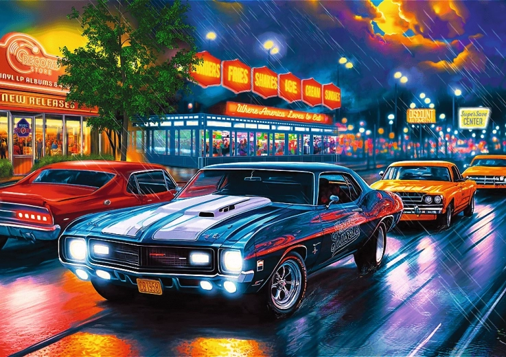 Puzzle Trefl Premium Plus Paseo nocturno 1000 piezas