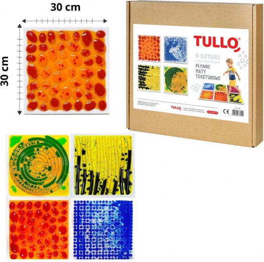 Alfombrillas líquidas texturizadas Tullo (4 unidades)