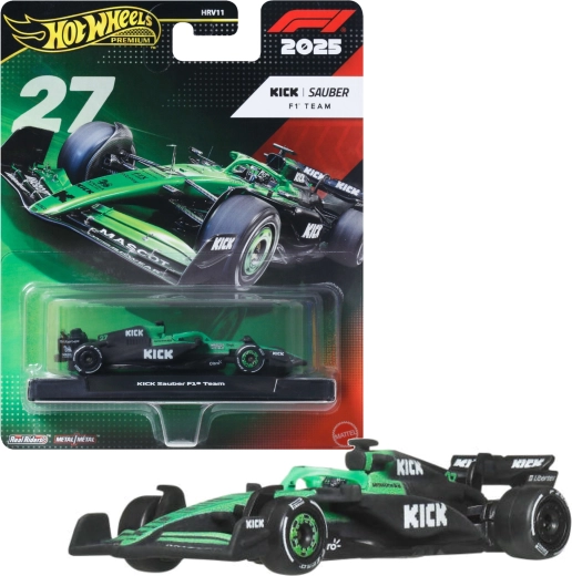 Hot Wheels Premium Fórmula 1 2025 Sauber Nico Hülkenberg #27