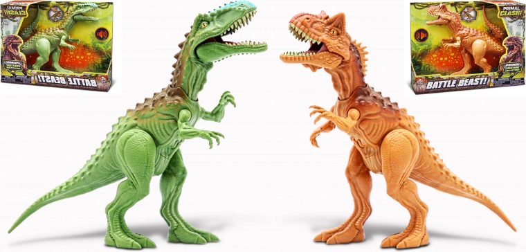 Dinosaurio de combate con efectos Primal Clash! 21 cm