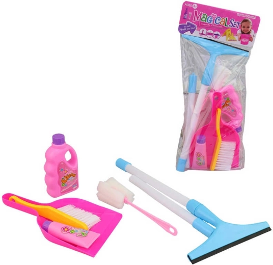 Juego infantil de limpieza con limpiacristales - 1 juego