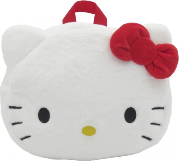 Mochila de peluche Hello Kitty con cara