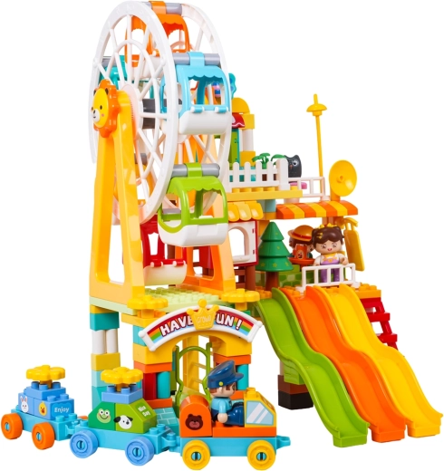 Set de construcción ciudad divertida de 235 piezas