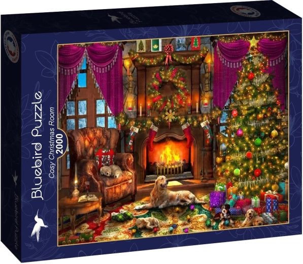 Puzzle Bluebird «Acogedora habitación navideña» 2000 piezas