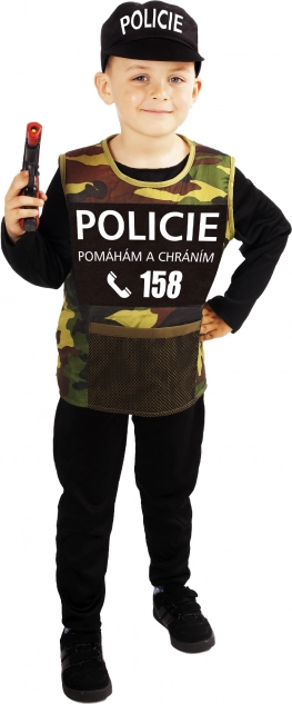 Disfraz infantil de policía