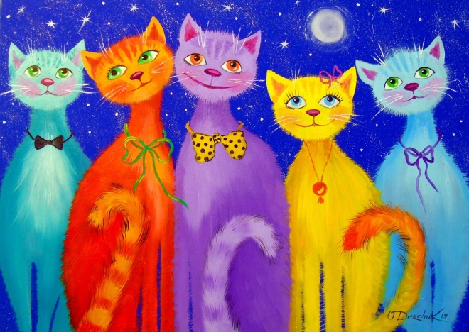 ENJOY Puzzle gatos sonrientes 1000 piezas