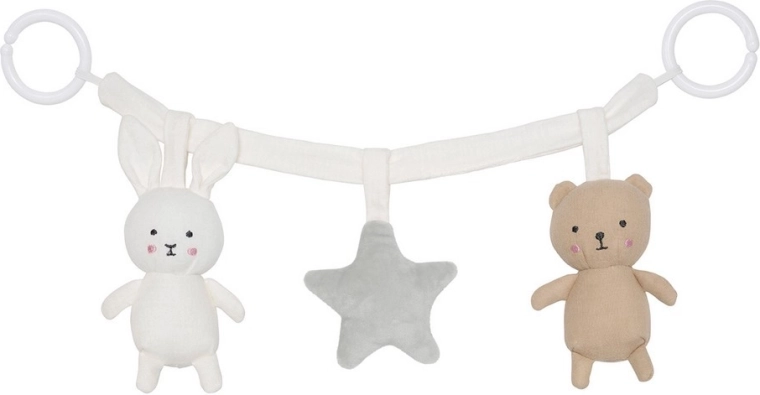 Juguete para cochecito Jabadabado Teddy & Bunny