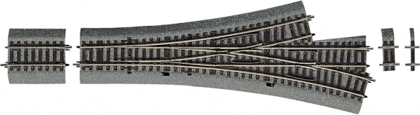Desvío triple asimétrico Roco Line con base