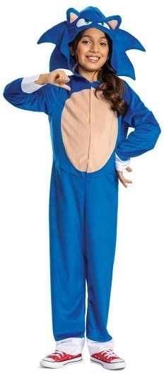 Disfraz de Sonic para niños de 4 a 6 años