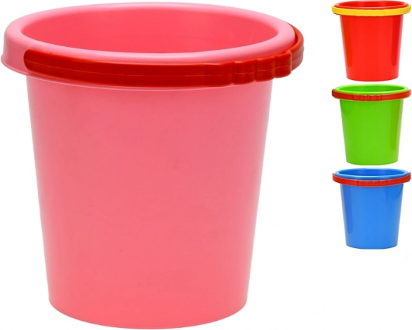 Cubo de plástico para arena de 14 cm para niños