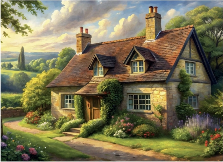 Puzzle Campo inglés 1000 piezas