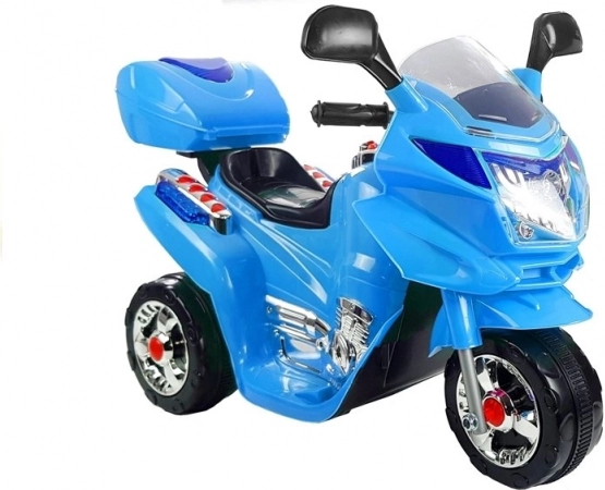 Triciclo eléctrico infantil – motocicleta azul