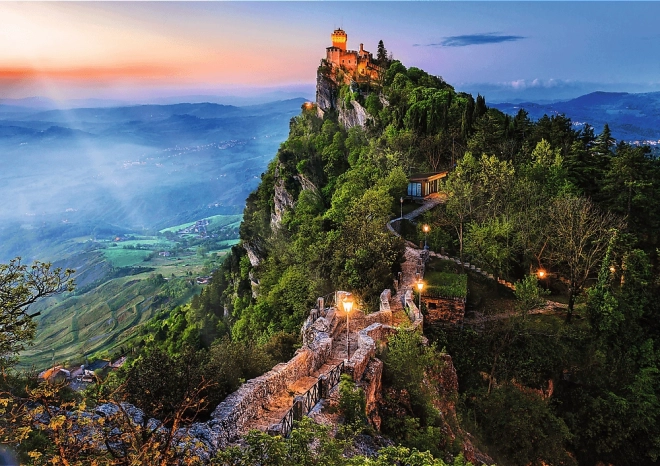 Puzzle Trefl Premium Plus Photo Odyssey: Camino, San Marino 1000 piezas