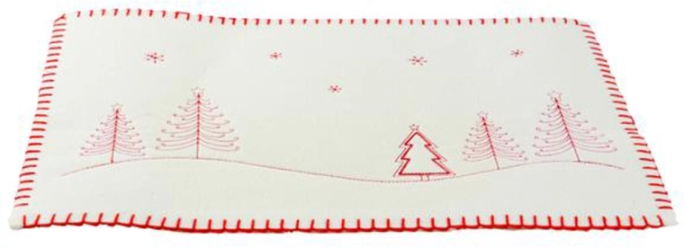 Mantel individual navideño de fieltro TORO 45 × 35 cm – mix de colores