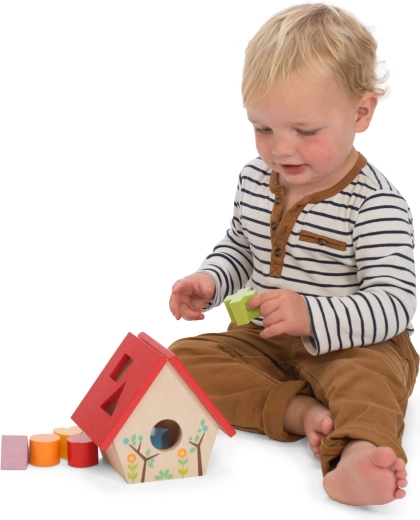 Casita de madera para encajar formas Le Toy Van