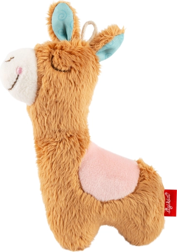 Sigikid llama de peluche: primer peluche de apego con sonajero