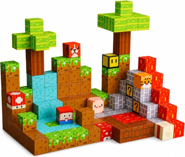Diseño pixelado que inspira al juego