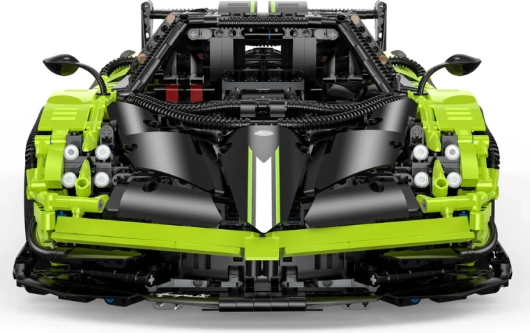 Set de construcción de coche deportivo Pagani Huayra BC RASTAR a escala 1:8, verde
