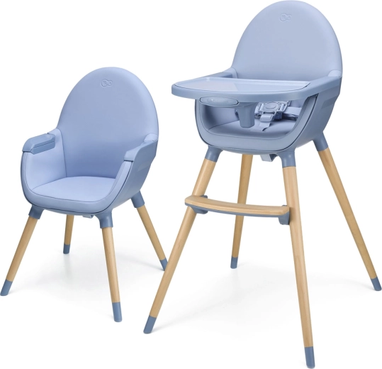 Silla de comedor Kinderkraft 2 en 1 Fini 2 beige