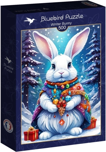 Puzzle Bluebird Conejito invernal 500 piezas