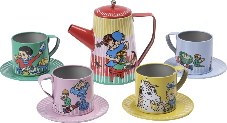 Juego de té infantil Pippi Calzaslargas