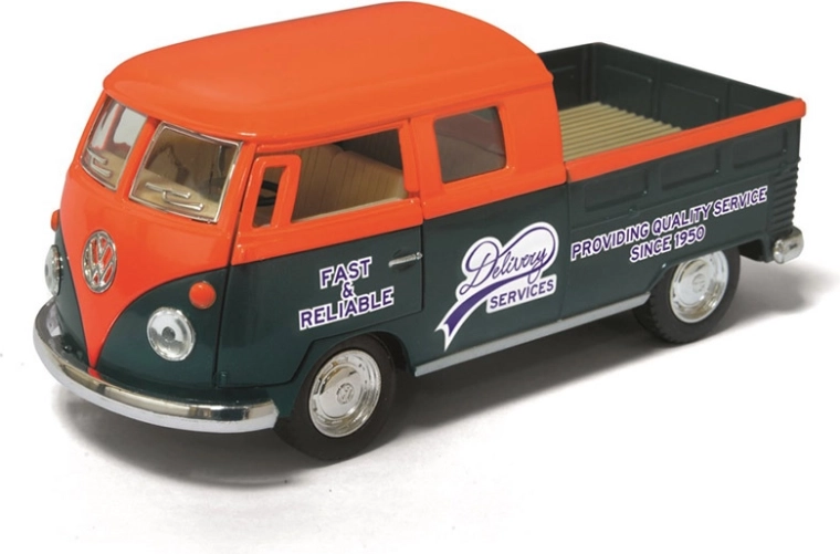 Modelo metálico Volkswagen Bus Double Cab Pickup 1963