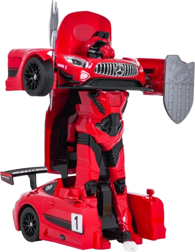 Transformación del coche en robot