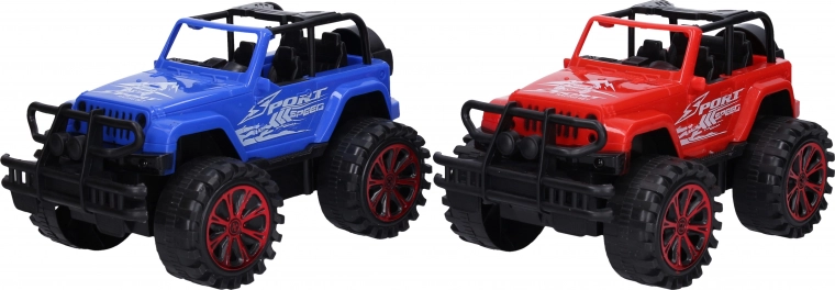 Coche todoterreno de 22 cm con mecanismo de inercia