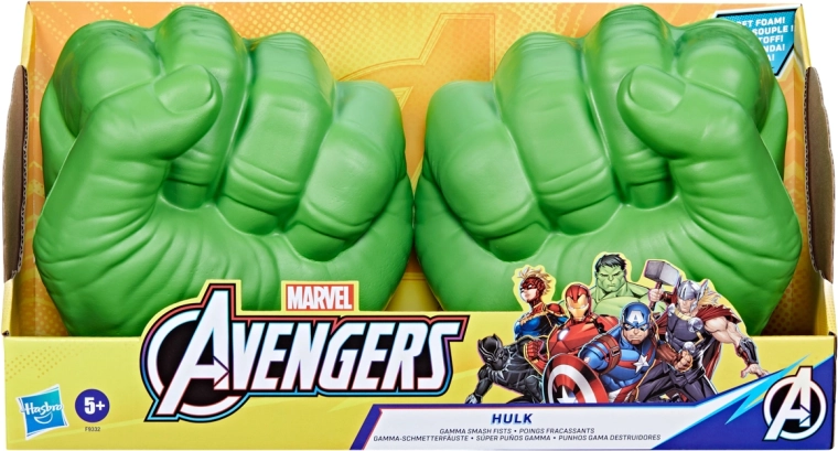 Puños Gamma Smash de Hulk de Hasbro Avengers