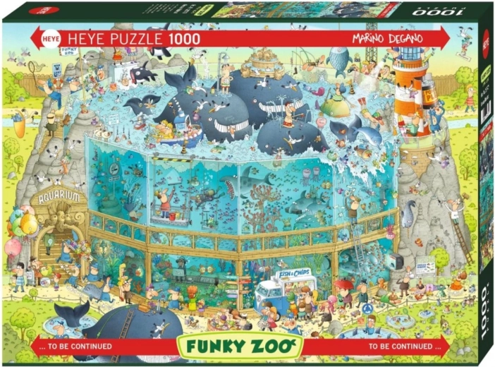 Puzzle HEYE ZOO Loca: Exposición oceánica, 1000 piezas