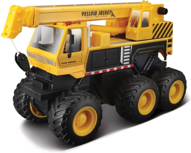 Maisto Builder Zone Quarry monsters vehículo utilitario con grúa