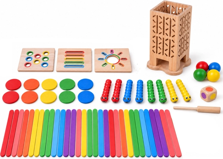 Amplios accesorios para cinco variantes de juego