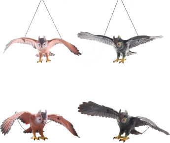 Búho volador de plástico 38 cm para colgar