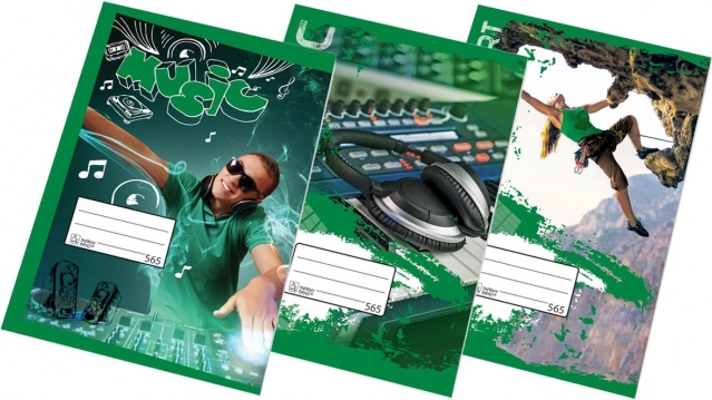 Cuaderno escolar A5 cuadriculado PAPÍRNY BRNO