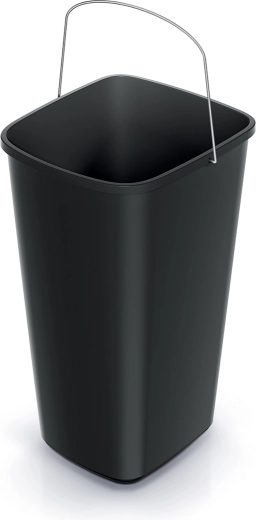 Papelera Compacta Q Basic 25 l de plástico reciclado