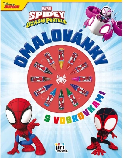 Libro para colorear con ceras Spidey
