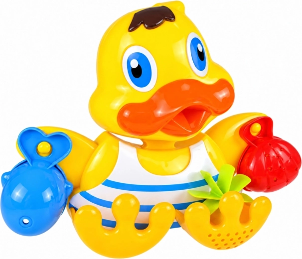 Alegre patito con accesorios