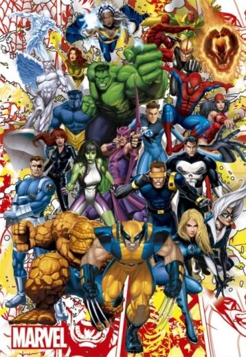 Puzle MARVEL Héroes 500 piezas