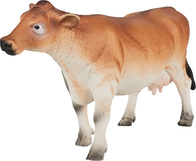Figura de plástico realista de una vaca Jersey